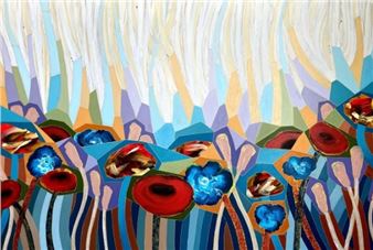 Areej Rajab: Interwoven - Mestaria Gallery