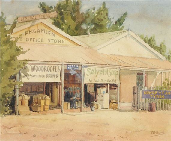 F.H. Gamlen Post Office Store by Thomas Henry Bone