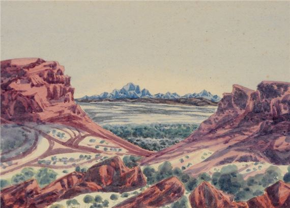 View to Mount Giles by Cordula Ebatarinja