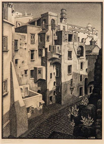 Dilapidated Houses in) Atrani, [Coast of Amalfi]'/'(Bouwvallige huizen in) Atrani