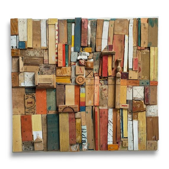 Construction  signé en bas à gauche by Robert Saint-Cricq