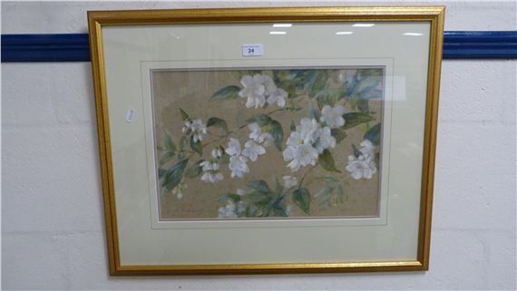 Still life of cherry blossoms by Chris Meadows