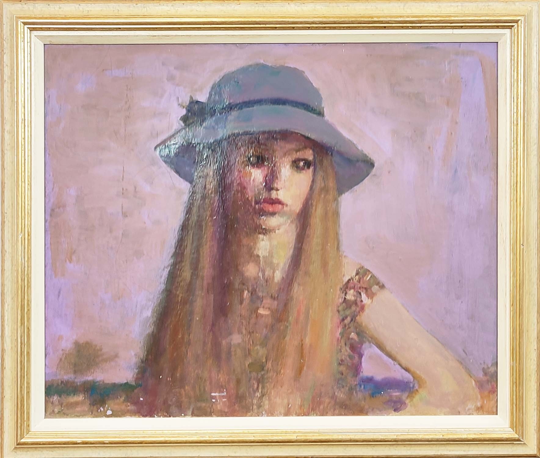 Artwork by Alexander Koolman, Study of a Young Woman, Made of oil on board