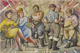 Charles Whitaker,th century - Pub Interior - Charles Whitaker