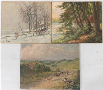 3 landscapes - James Lillie Graham