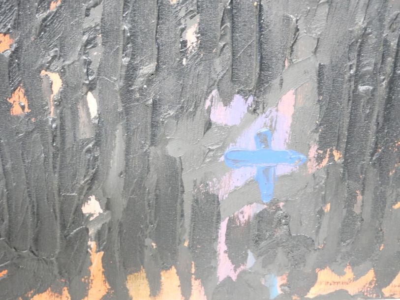 Artwork by Noël Dolla, Composition, Made of Oil on wood