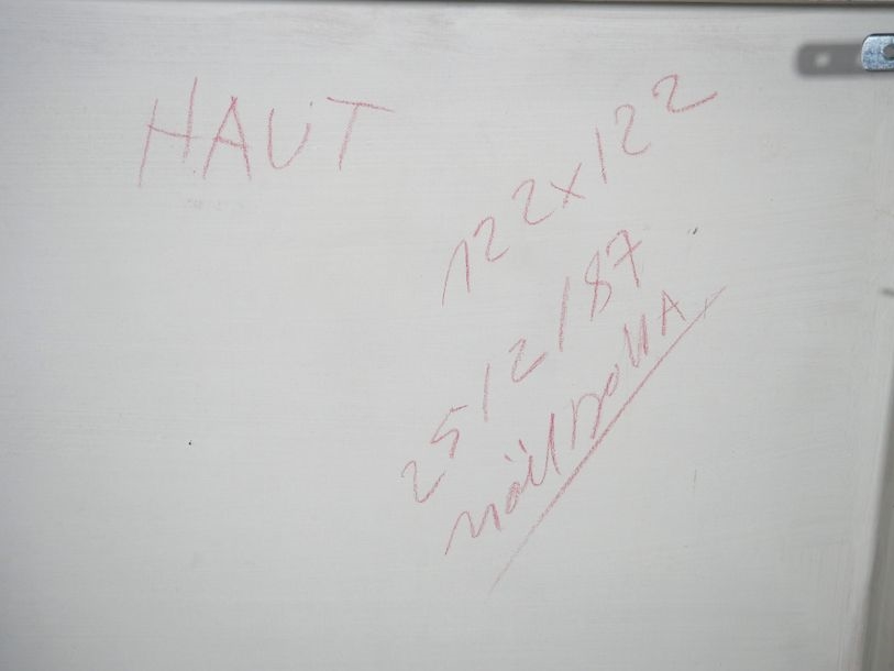 Artwork by Noël Dolla, Composition, Made of Oil on wood