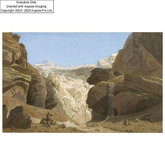 THE ROSENLAUI GLACIER by Johann Jakob Biedermann, November 2024