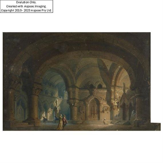 INTERIOR OF A CASTLE - Giovanni Busato