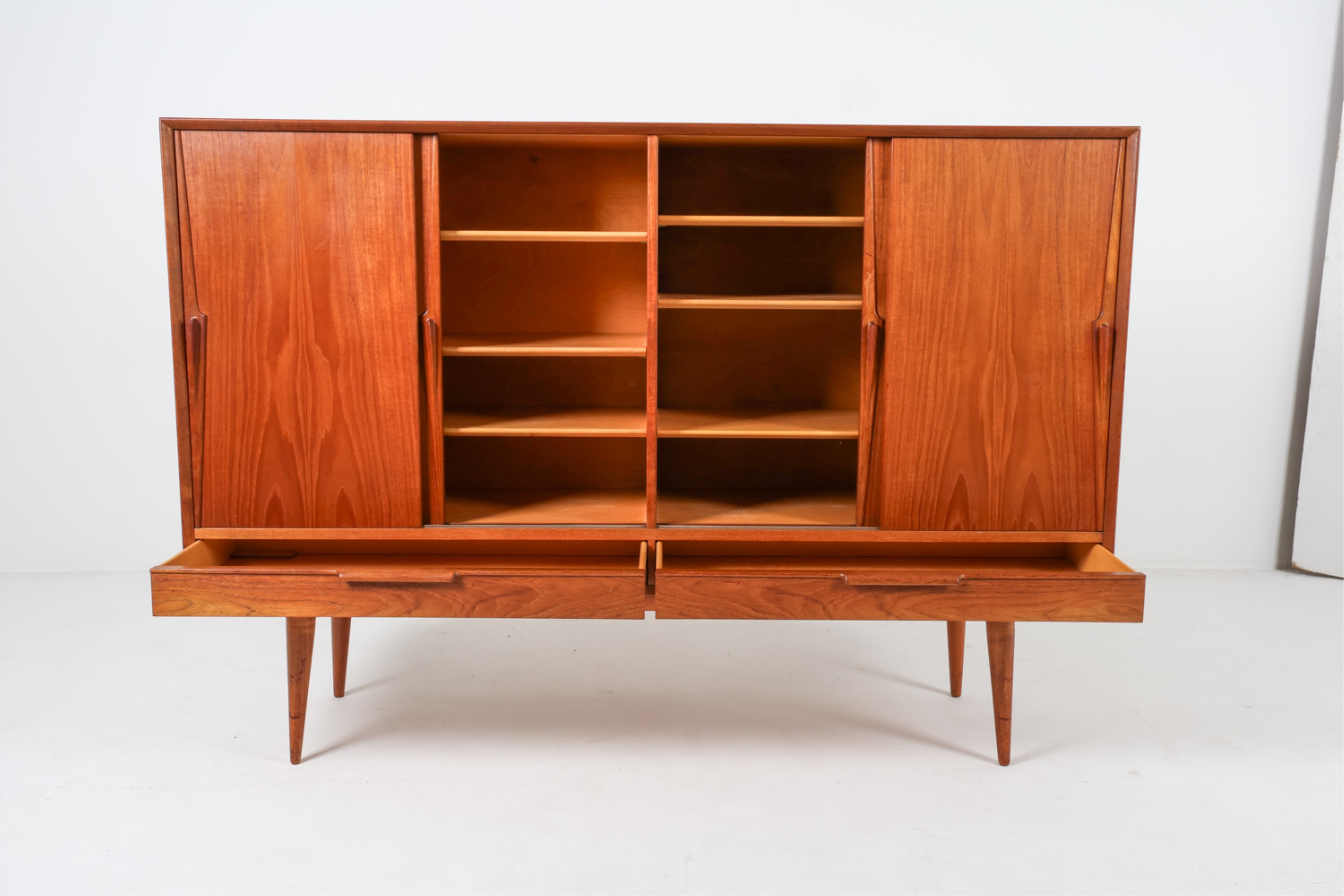 Artwork by Omann Jun, OMANN JUN MODEL 13 TEAK SIDEBOARD, CIRCA 1970'S, Made of TEAK