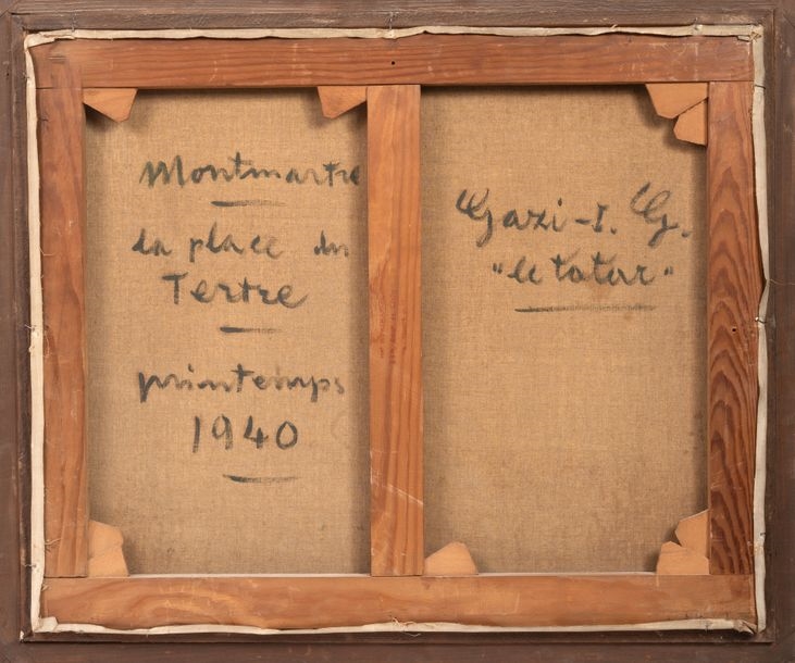 Artwork by Igna Gazi, Montmartre, Made of Oil on canvas