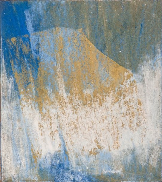 Artwork by Jean-Jacques Ostier, Notes sur le temps, Made of mixed media on cardboard