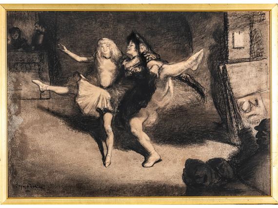Les deux danseuses by Edgar Chahine