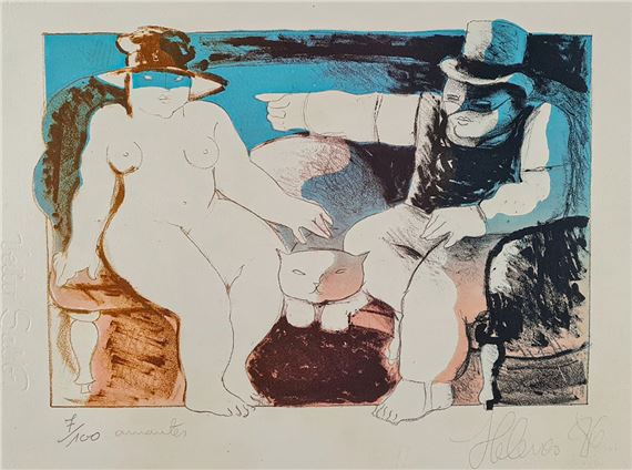 Amantes by Helenos Silva, 1986