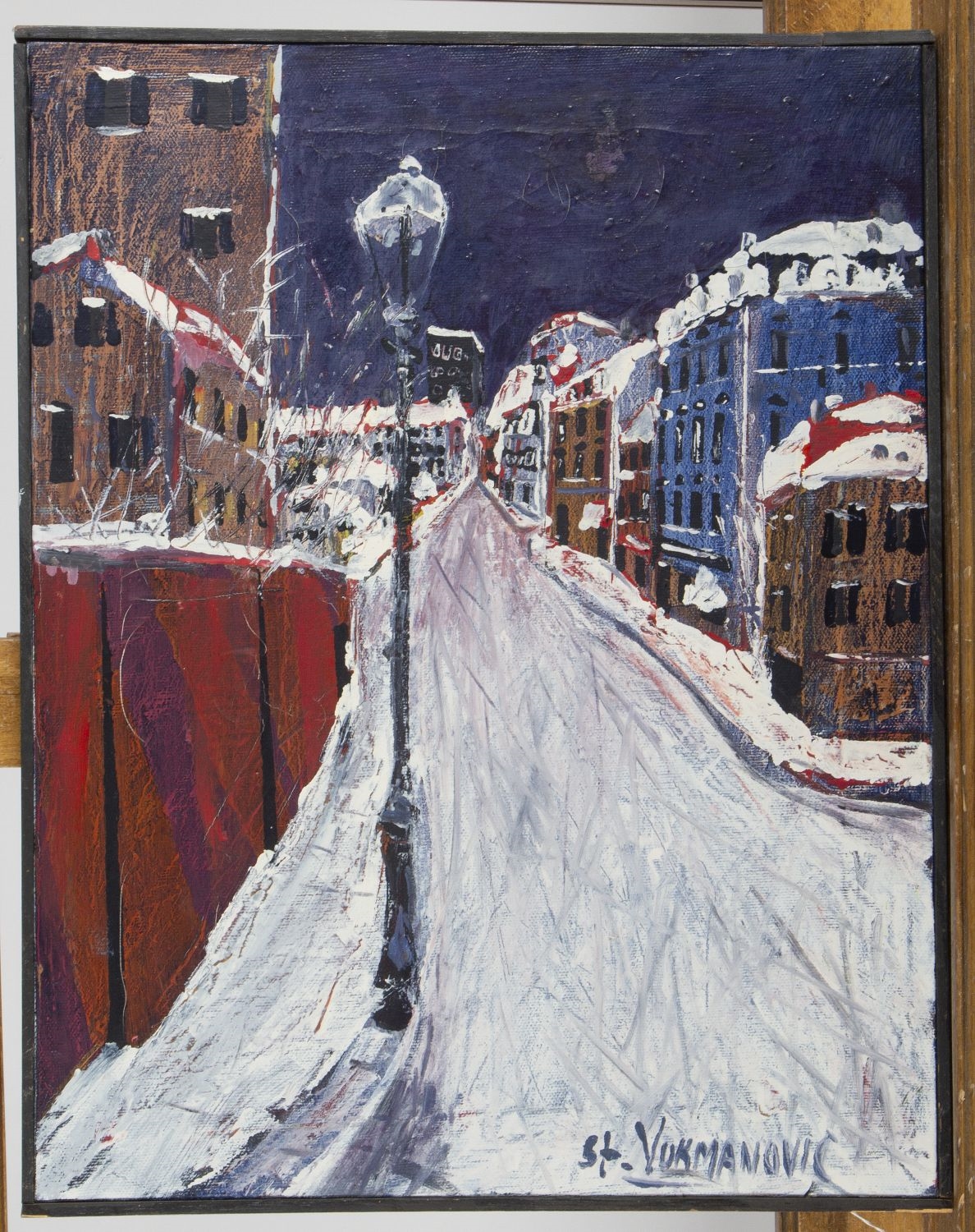 Artwork by Stevan Vukmanović, Vukmanovic, Stevan. 1924 Belgrad - Degernau 1995, Made of oil on canvas