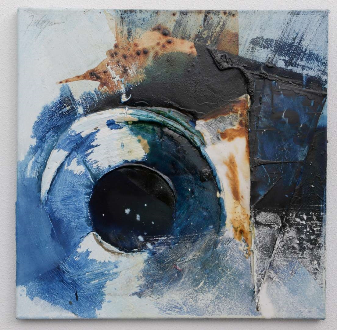 Artwork by Robert Zielasco, Untitled (2), Made of mixed media on canvas