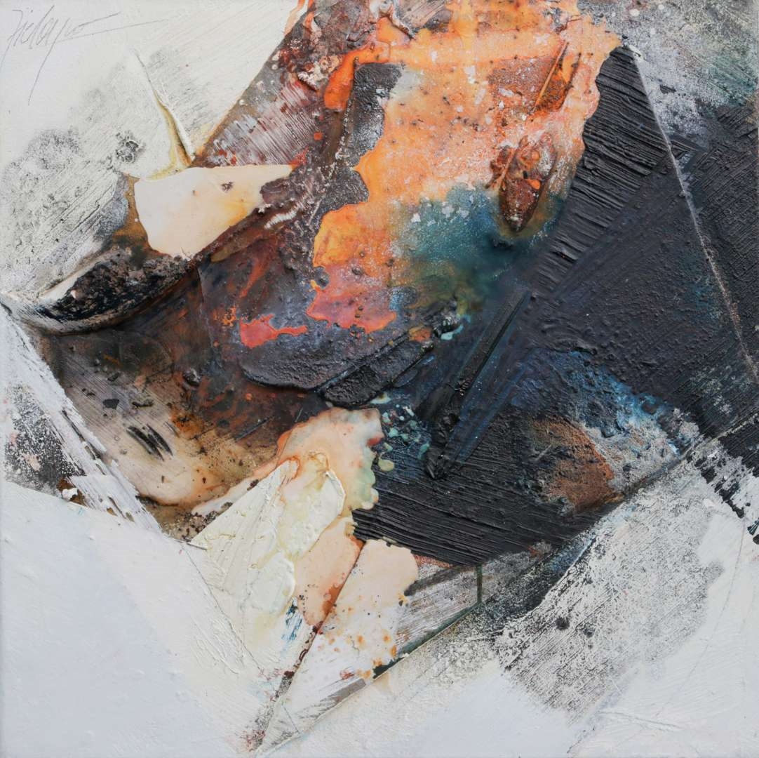 Artwork by Robert Zielasco, Untitled (2), Made of mixed media on canvas