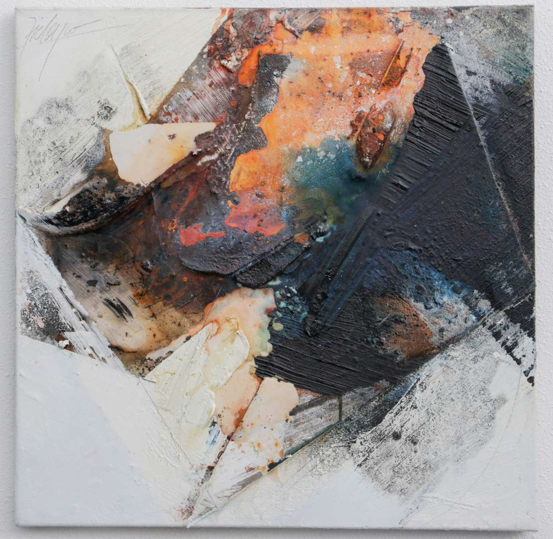 Artwork by Robert Zielasco, Untitled (2), Made of mixed media on canvas