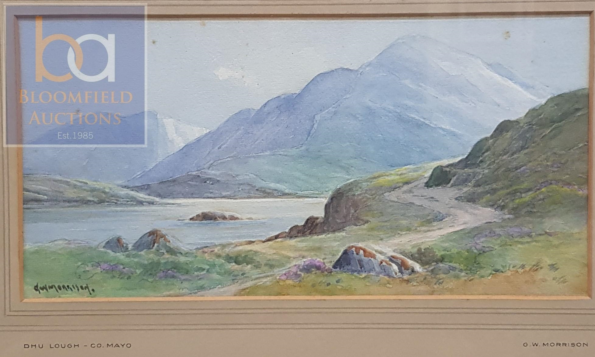 Unknown | G W MORRISON WATERCOLOUR - DHU LOUGH CO.MAYO 11X6 | MutualArt
