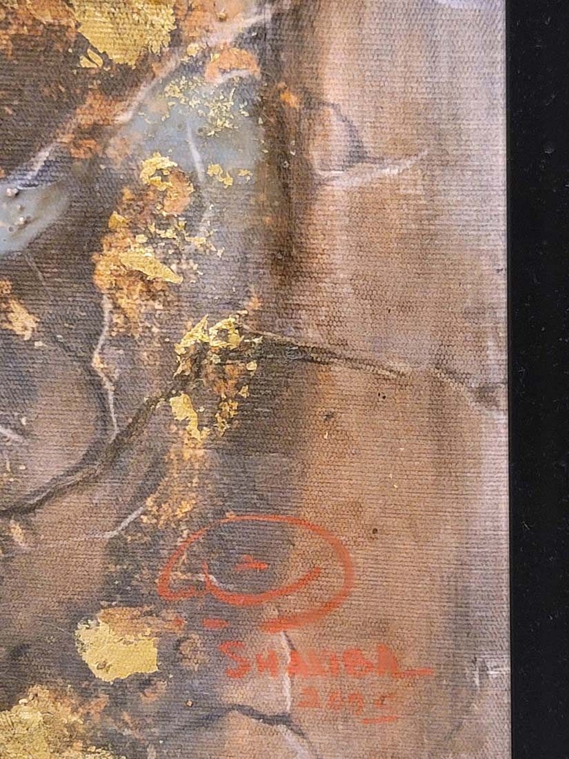 Artwork by Hojat Shakiba, Persian Oil On Canvas Of ' Noble Commander ' Signed By Hojat Shakiba, Made of oil on canvas