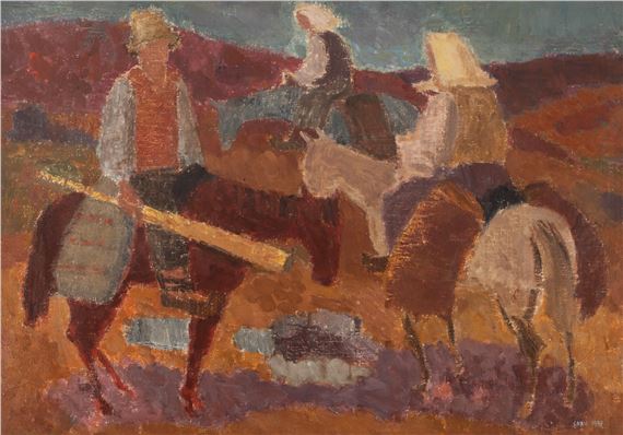 On the Hill [1957 by Gheorghe Aurel Vlad, 1957