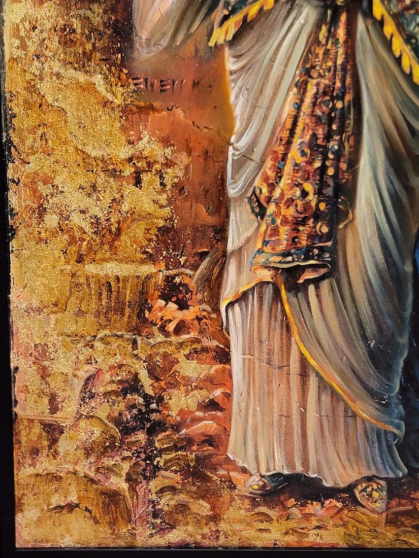 Artwork by Hojat Shakiba, Persian Oil On Canvas Of ' Atossa ' Signed By Hojat Shakiba, Made of oil on canvas