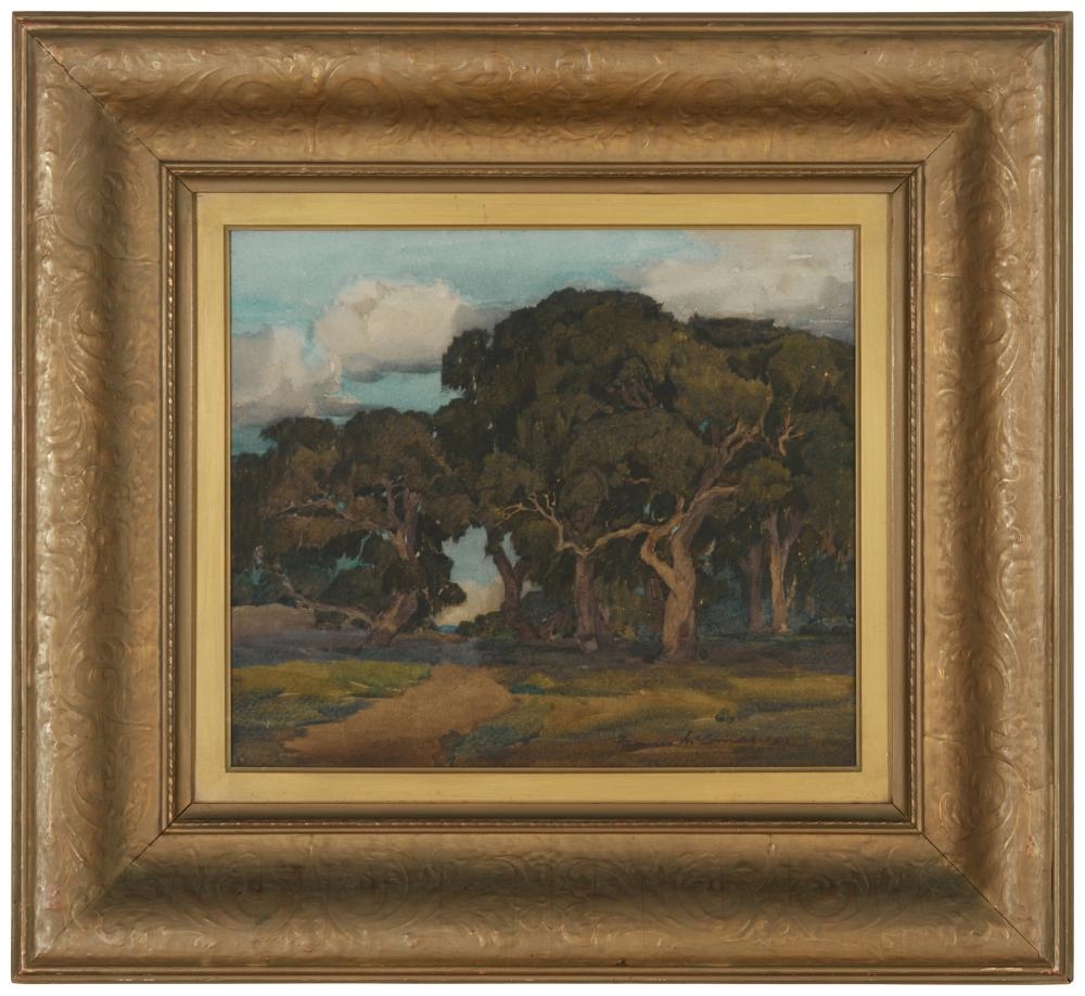 Artwork by Francis McComas, Oak trees, Made of Oak