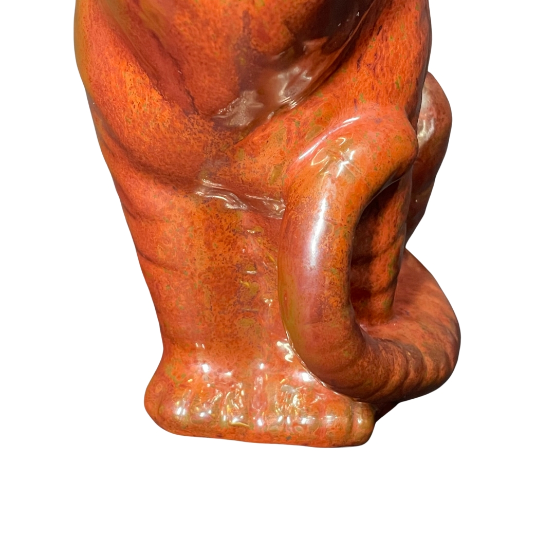 Yuan Chang | LIU YUANCHANG IRON RED GLAZED FIGURINE TIGER (2002 ...