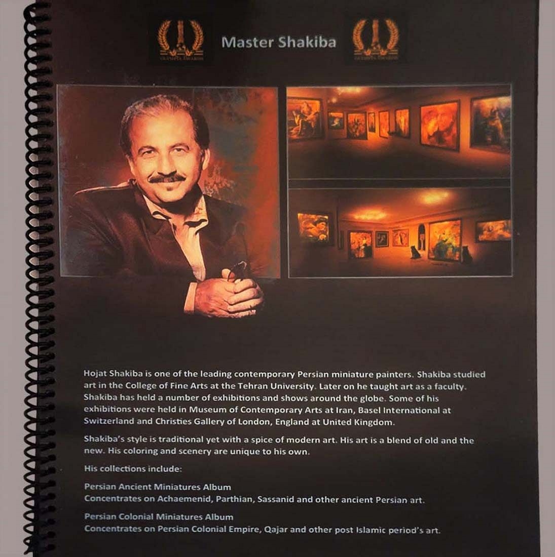 Artwork by Hojat Shakiba, Persian Oil On Canvas Of ' Noble Commander ' Signed By Hojat Shakiba, Made of oil on canvas