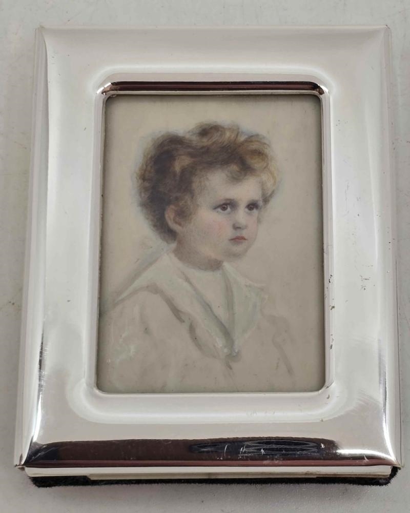 William Egley | William Egley - A fine miniature portrait (Af) - Head ...