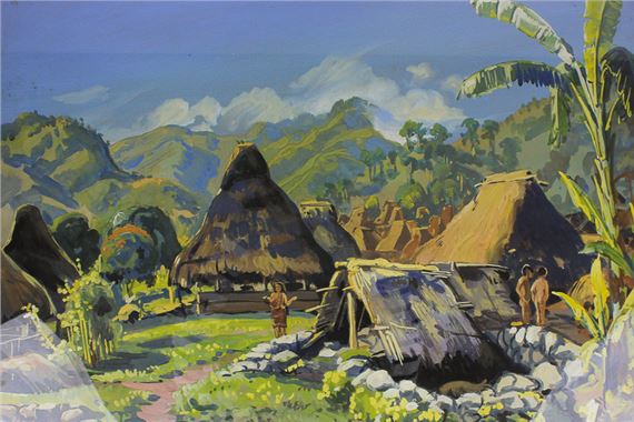 Ernst Vollbehr (1876-1960) Village of the Igorettes by Ernst Vollbehr