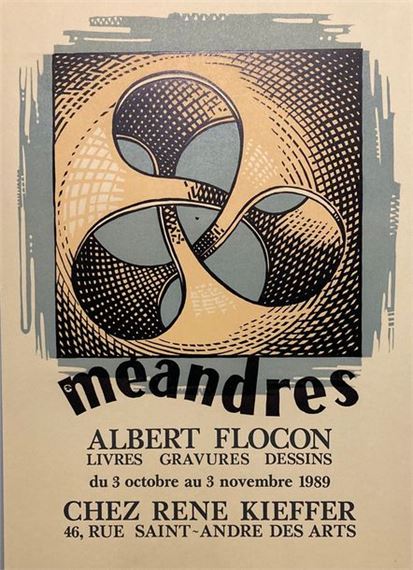 Albert Flocon | Albert FLOCON Lithographic poster dated 1989 for an ...