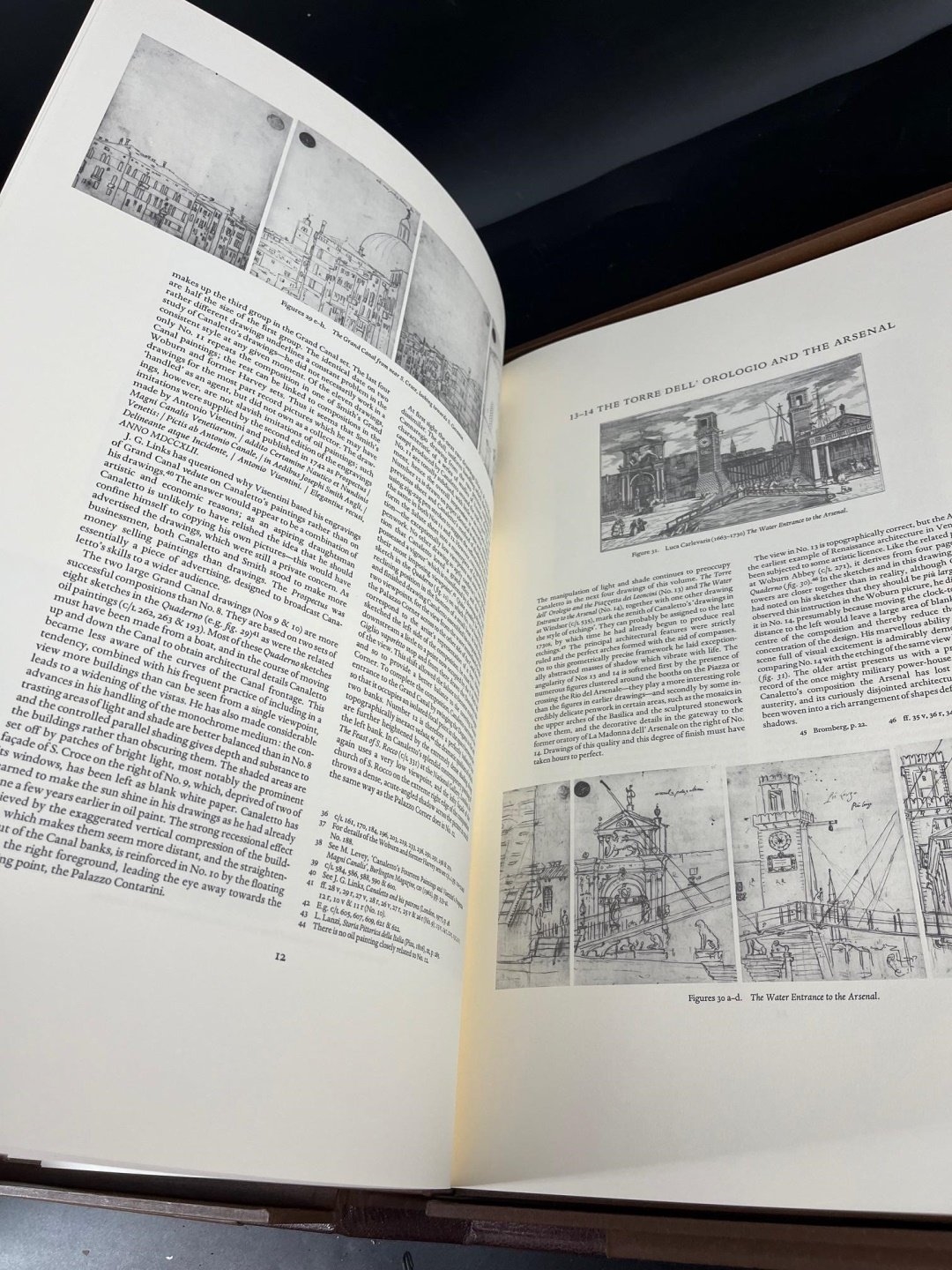 Artwork by Canaletto, Fifty Drawings By Canaletto, The Queen's Collection at Windsor Castle, Made of Oversized leather