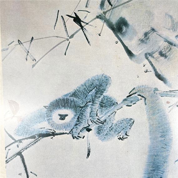 Chen Wen Hsi | CHEN WEN HSI PRINT OF CHINESE INK PAINTING GIBBONS ...