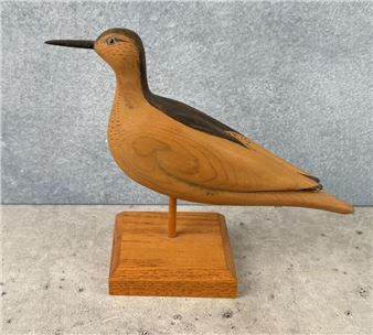 Gary Saindon Yellow Leg Shorebird Decoy - Gary Saindon