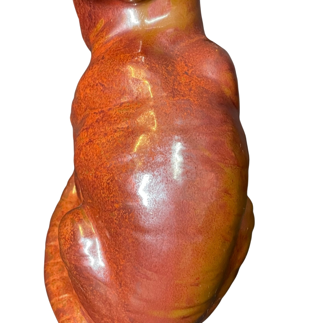 Yuan Chang | LIU YUANCHANG IRON RED GLAZED FIGURINE TIGER (2002 ...