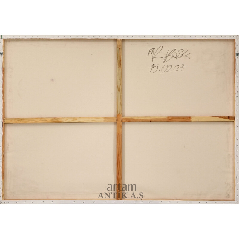 Artwork by Mr. Besk, Untitled, Made of mixed media on canvas