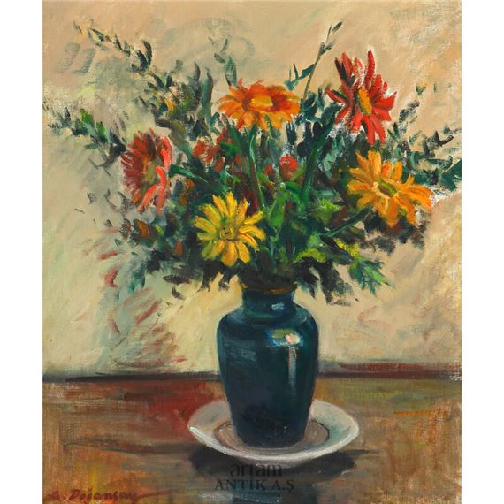 Vazoda Çiçekler by Adil Dogancay