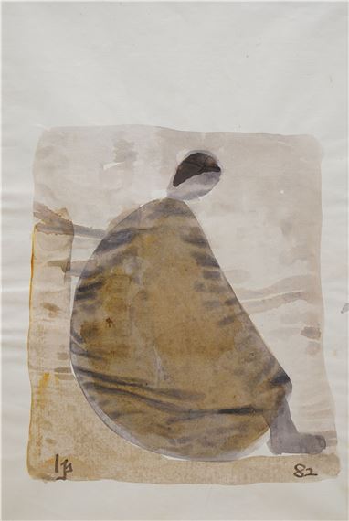 Seated Man by Ivan Peries, 1982