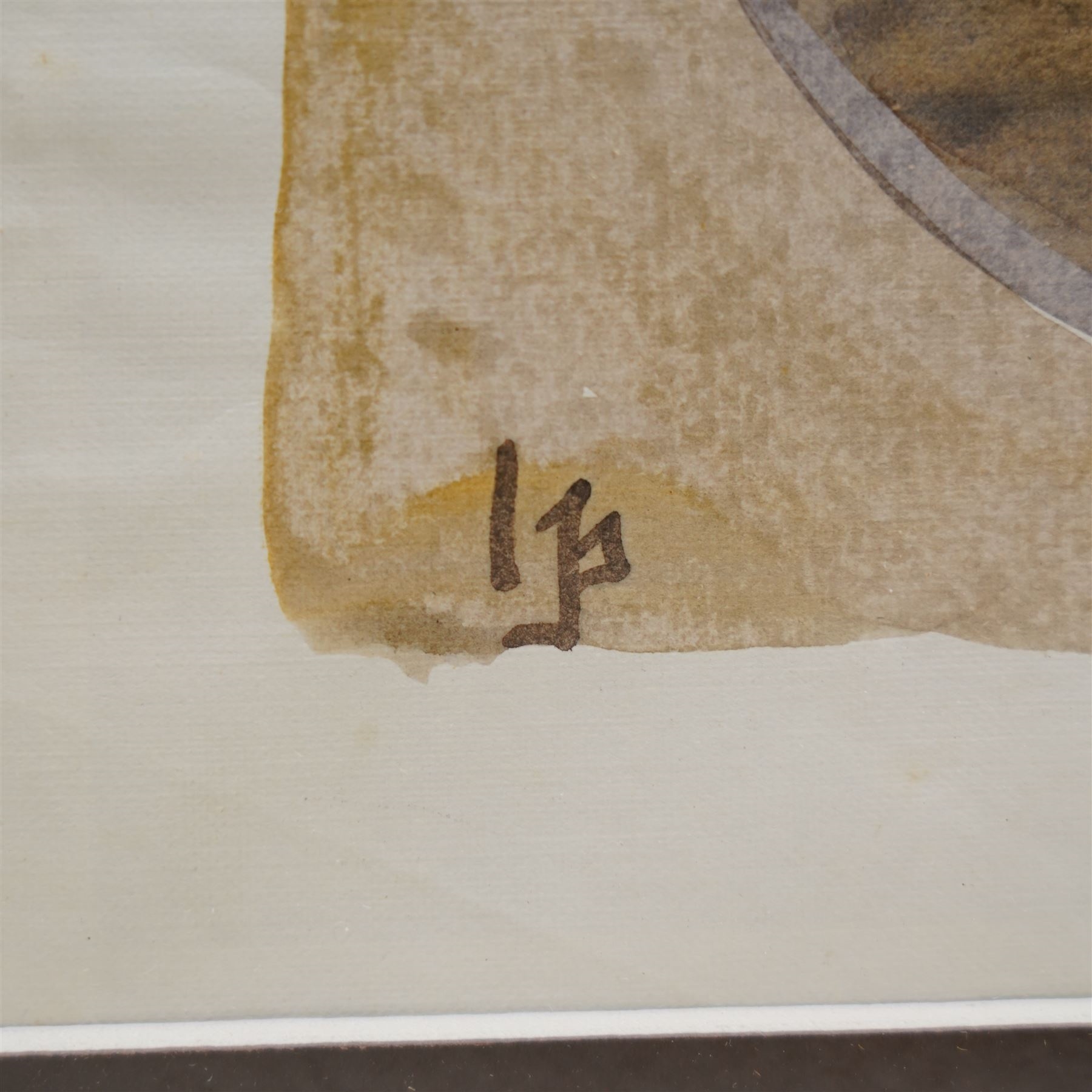 Artwork by Ivan Peries, Seated Man, Made of watercolour on paper