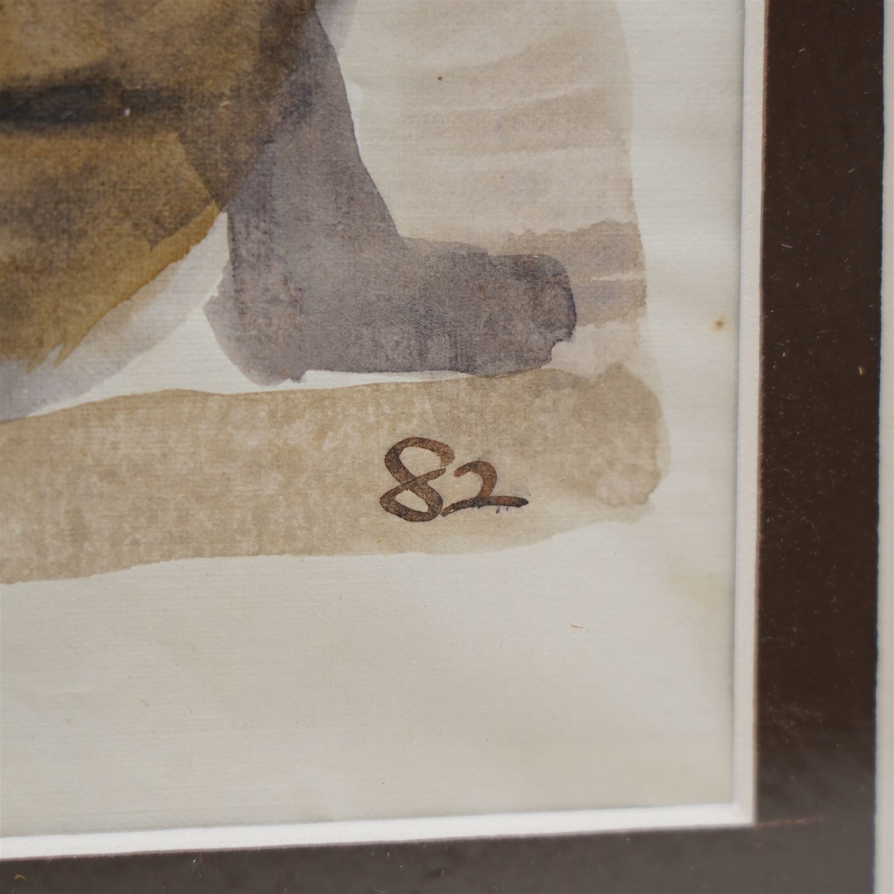 Artwork by Ivan Peries, Seated Man, Made of watercolour on paper