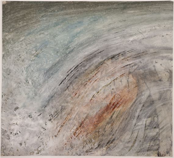 Neil Meitzler ''Splash'' 1959 Casein on Paper 21''x23