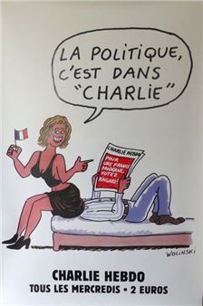 WOLINSKI "LA POLITIQUE C'EST DANS - Lot - Charlie Hebdo
