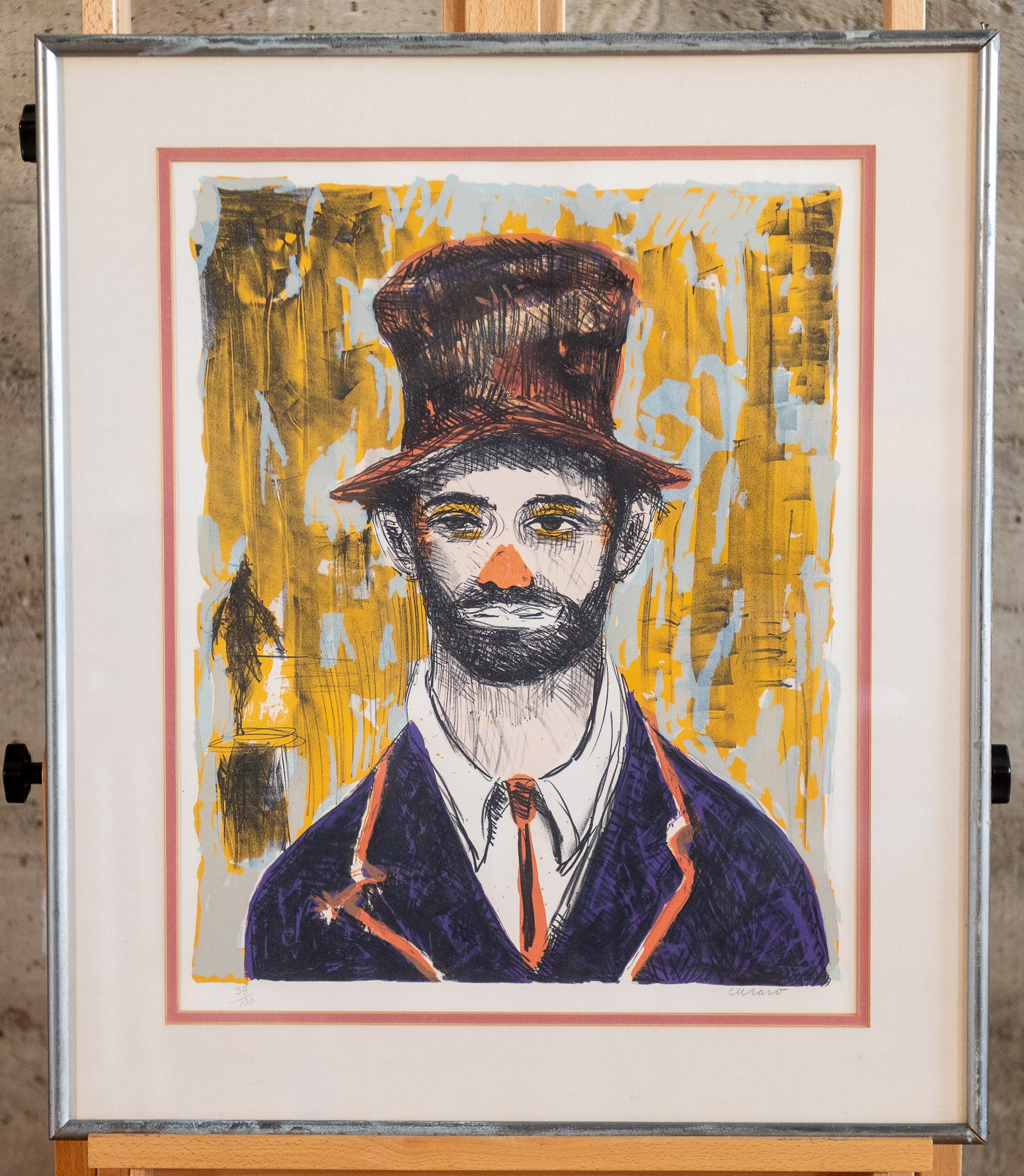 Pascal Cucaro | Clown with Red Nose | MutualArt