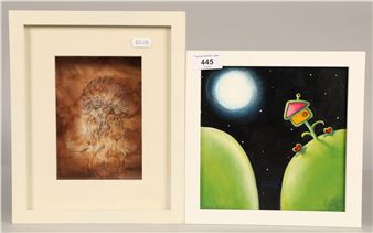 Susan Grasekamp 'Midnight Oil' and Jennifer Robson 'Silver Hair Study - Susan Grasekamp