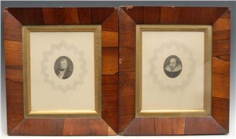 Portraits of William Shakespeare and Sir Walter Scott - Edward Frain