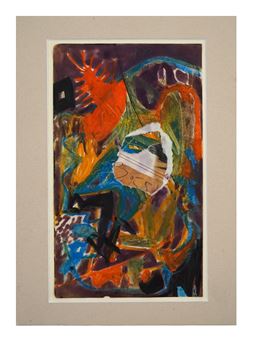 A NORRIS EMBRY, AMERICAN, NEO-EXPRESSIONIST ABSTRACT PAINTING - Norris Embry