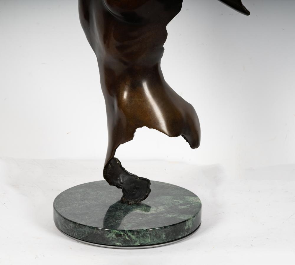 Artwork by Sig De Tonancour, : Female Torso, Made of bronze, mounted