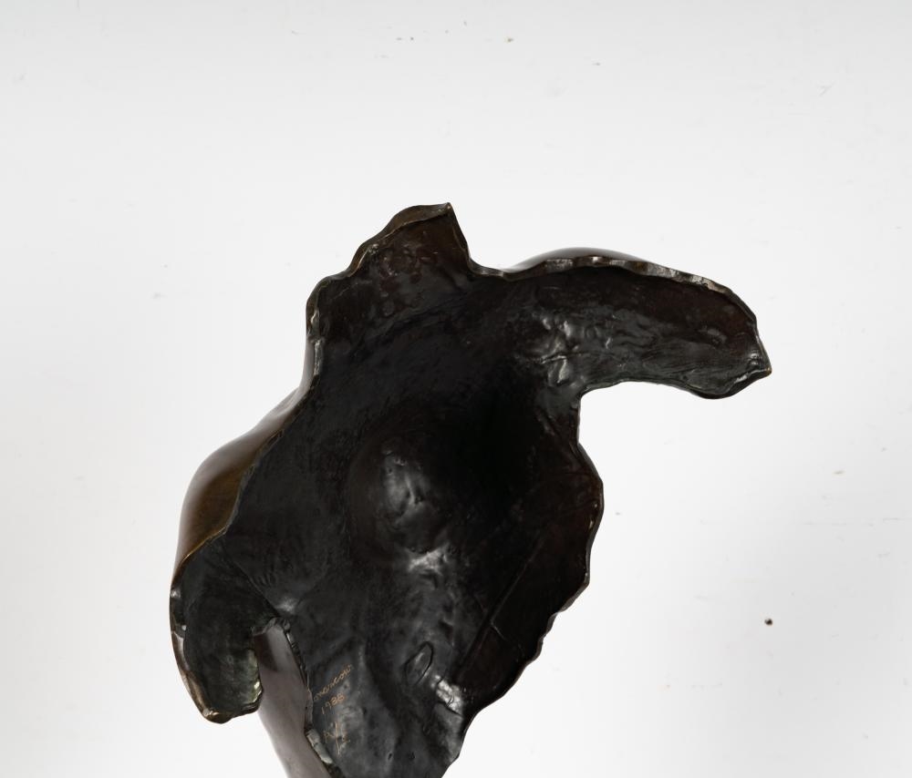 Artwork by Sig De Tonancour, : Female Torso, Made of bronze, mounted