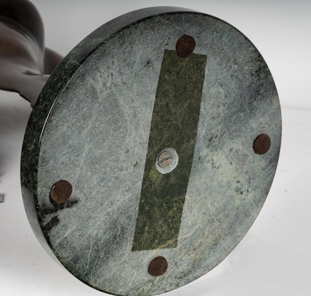 Artwork by Sig De Tonancour, : Female Torso, Made of bronze, mounted